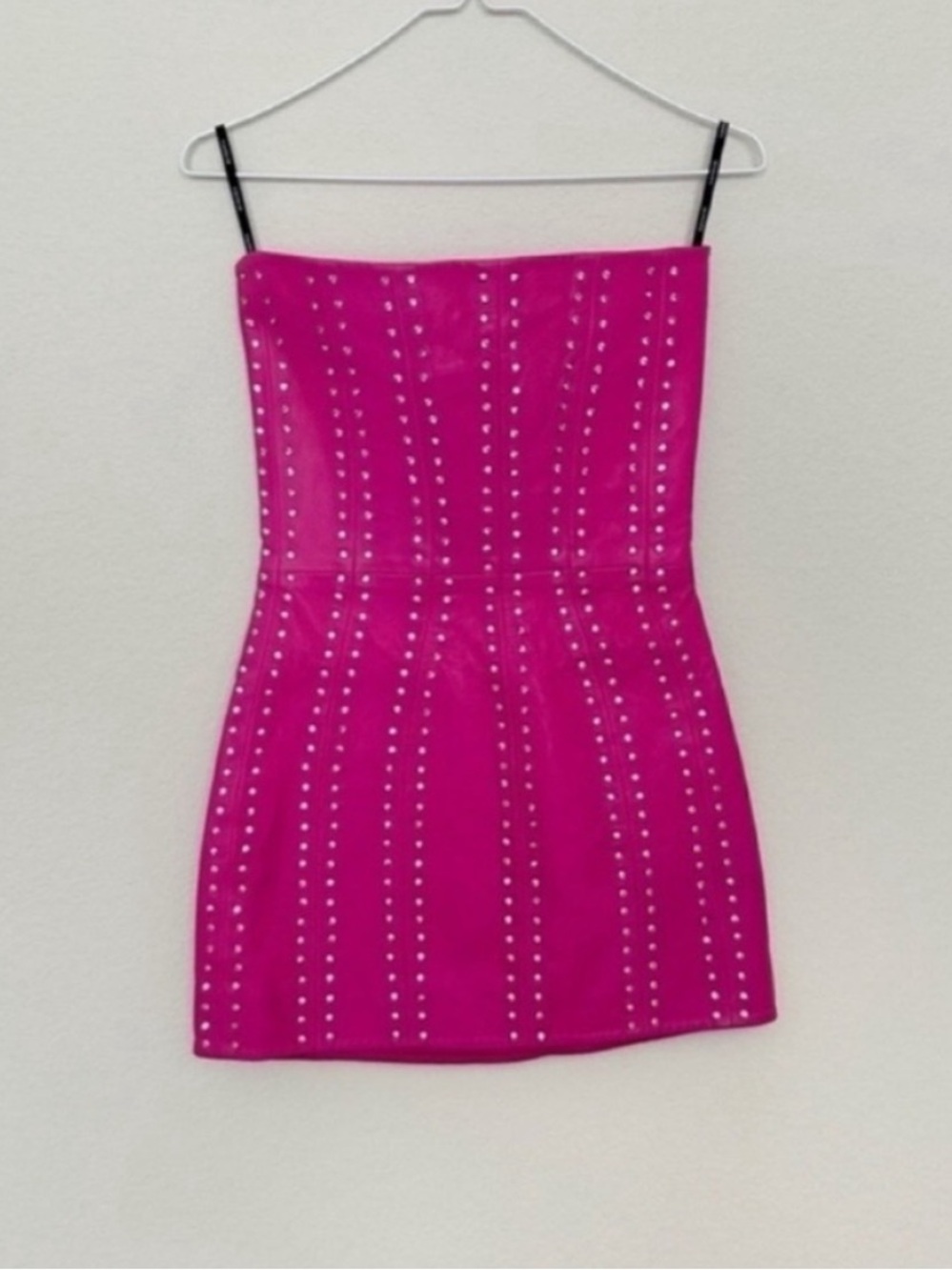 Retrofete Vesta Crystal Embellished Mini Dress Pink - Picture 6 of 8